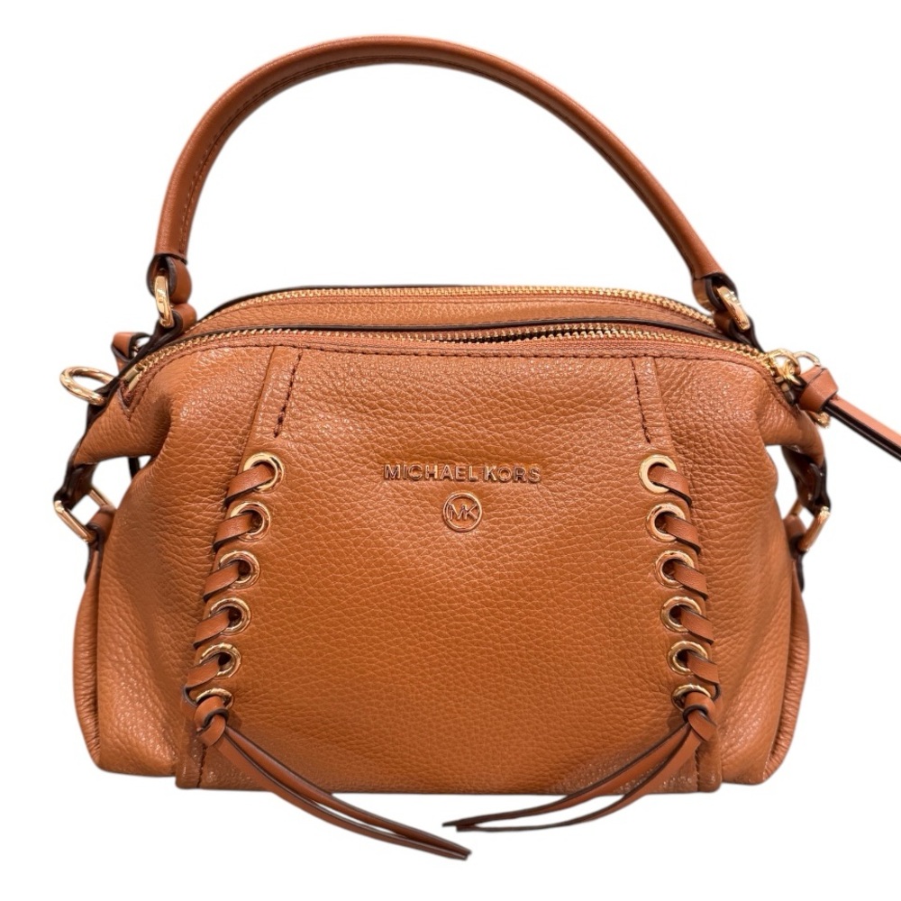 MICHAEL‎ KORS Brown Leather bowling Small bag.